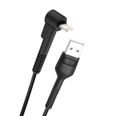 Câble USB de support anti-casse à double prise latérale