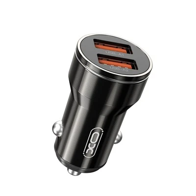 Chargeur de voiture XO double USB 12 V-24V